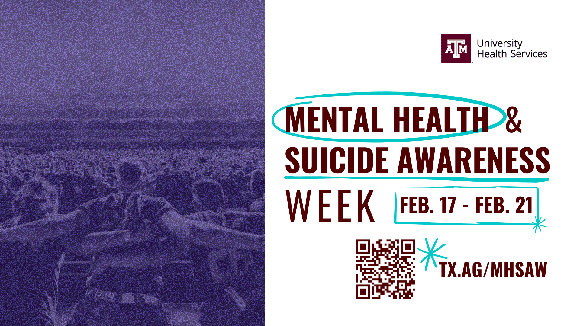 Mental Health and Suicide Awareness Week design